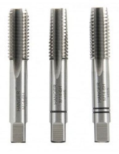 Jeu de 3 tarauds à main