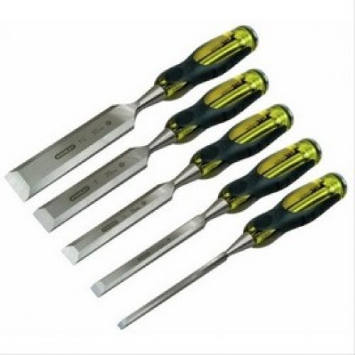 Jeu de 5 ciseaux à bois bi-matière FatMax Stanley – STANLEY