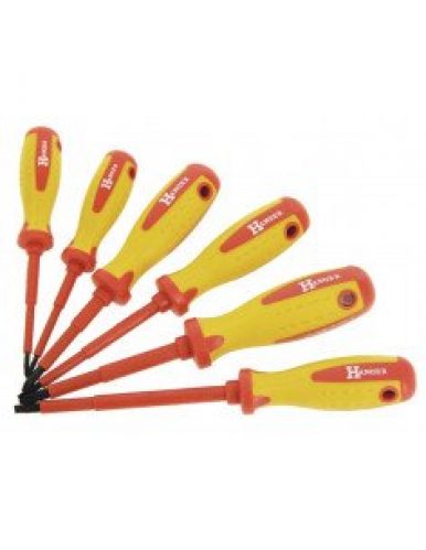 Jeu de 6 tournevis isolés 1000v
