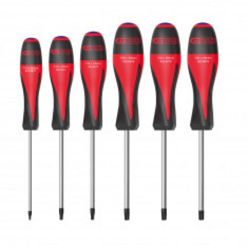 Jeu de 6 tournevis ULTIMATE, TORX percé KS Tools 922.6070