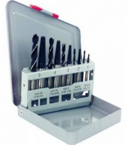 Jeu de degoujonneur avec foret a queue adapte en boitier metallique M3 – M 18