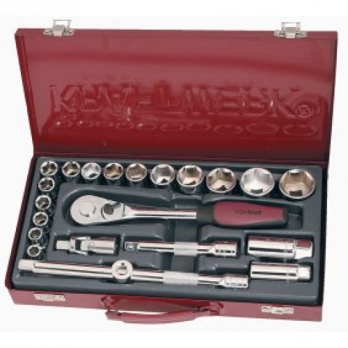 Jeu de douilles 1/2&Prime; – 22 pièces