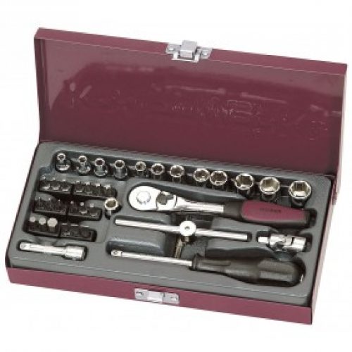 Jeu de douilles 1/4&Prime; – 40 pièces – 2003