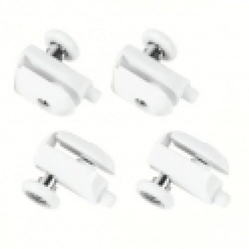 Jeu roulettes basses pour cabine et paroi de douche – odyssee – Leda