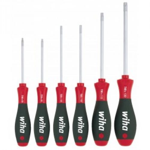 Jeux de six tournevis torx, manche bi-matière, lame ronde – 302 K 6 SO