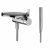 Kartell Mitigeur De Douche Mural A/Flexible 180 Et Douchette – H3313390041411 ROCA