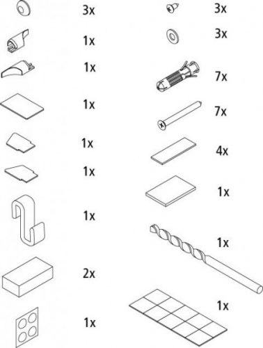 Kermi DIGA Pièces de montage Laiton Brossé (2534930)
