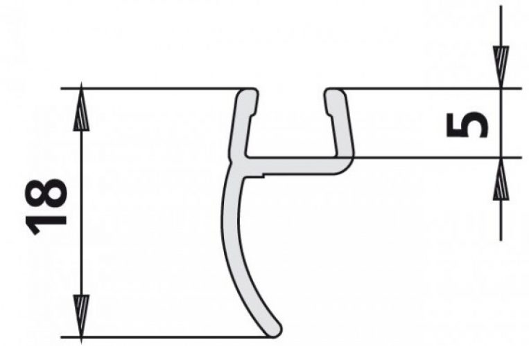 Kermi GIA / GIA XP Joint d&rsquo;étanchéité vertical (2534091)