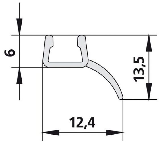 Kermi GIA Joint d&rsquo;étanchéité vertical (2534100)