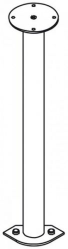 Kermi IBIZA 2000 Barre de stabilisation plafond Argent mat brillant