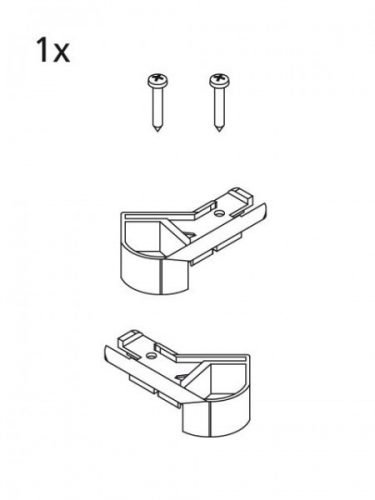 Kermi IBIZA 2000 Caches pour profilé de cadre (2534173)