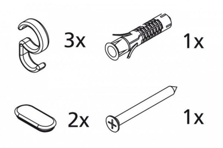 Kermi IBIZA 2000 Jeu de pièces détachées, pour stabilisateur (2515574)