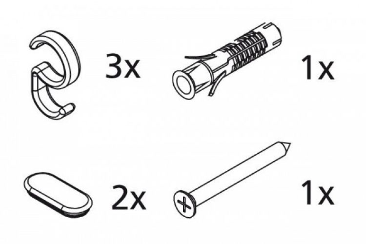 Kermi IBIZA 2000 Pièces de montage (2534180)