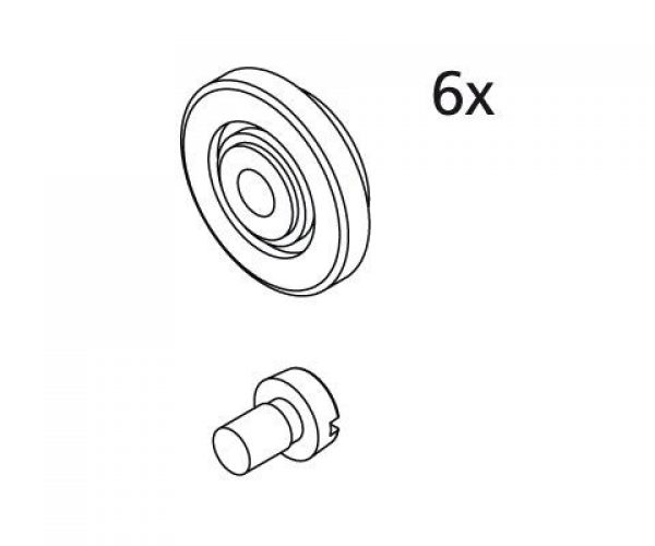 Kermi IBIZA 2000 Roulettes en haut (2533580)