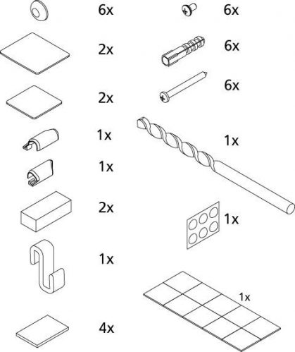 Kermi LIGA Pièces de montage (2534576)