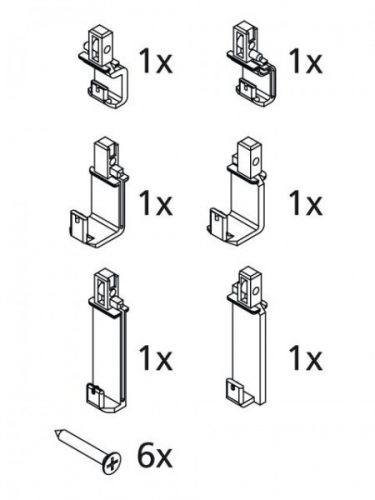 Kermi NOVA 2000 Crochets de guidage (2533859)