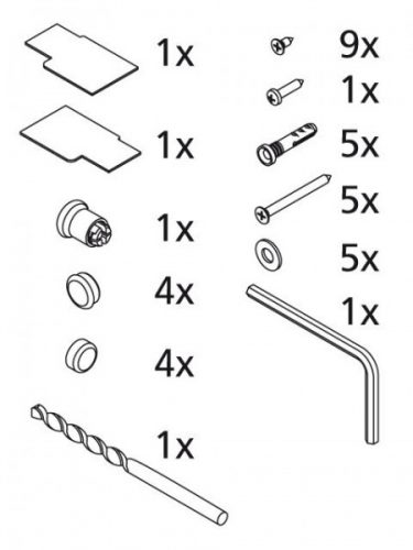 Kermi NOVA 2000 Jeu de pièces détachées, pour stabilisateur (2505552)