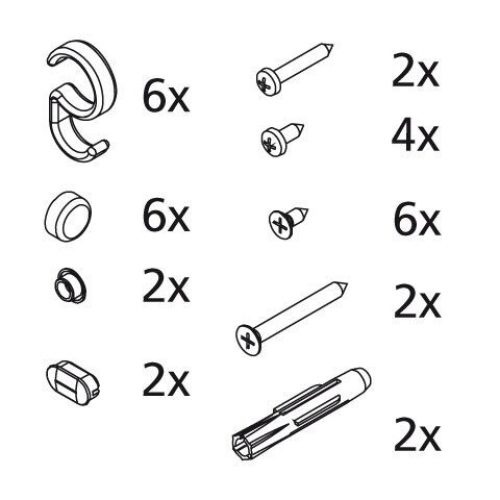 Kermi NOVA 2000 Jeu de pièces détachées, pour stabilisateur (2505557)