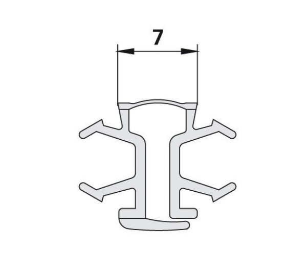 Kermi NOVA 2000 Profilé de charnière vertical (2282860)