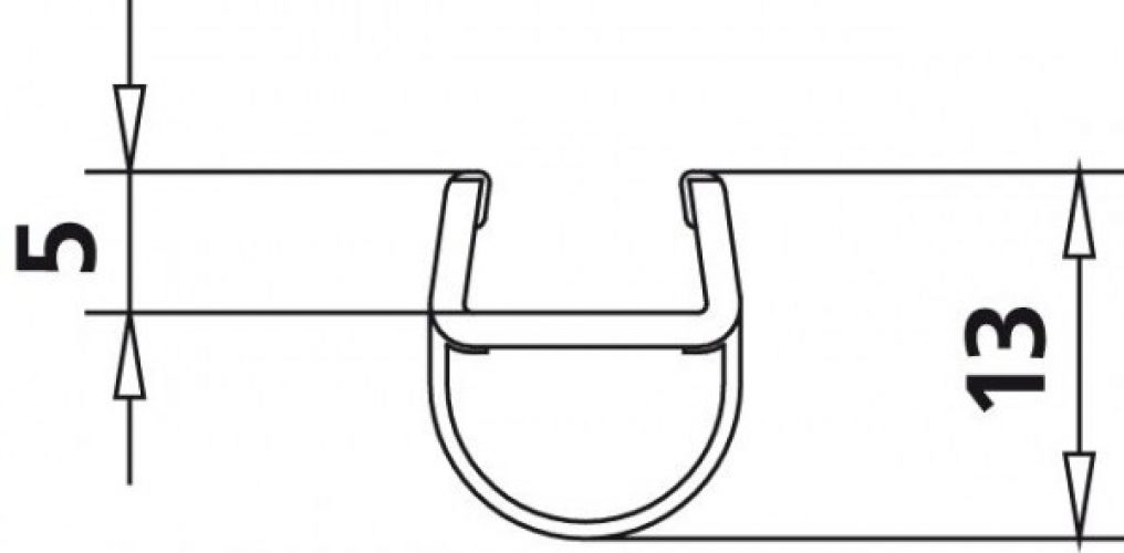 Kermi PASA / PASA XP Joint d&rsquo;étanchéité vertical (6031696)