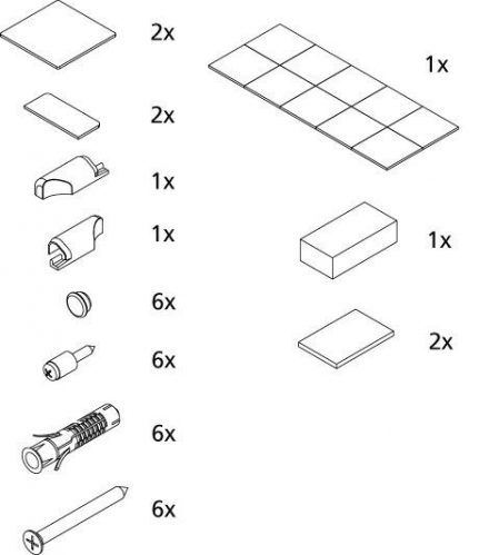 Kermi RAYA Pièces de montage (2535222)