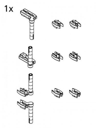 Kermi VARIO 2000 Charnières (2533864)