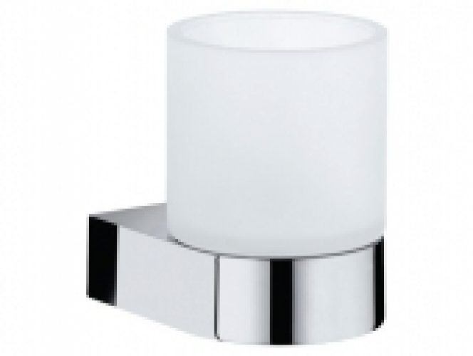 Keuco Edition 300 – Porte-verre cristal véritable-verre / chromé