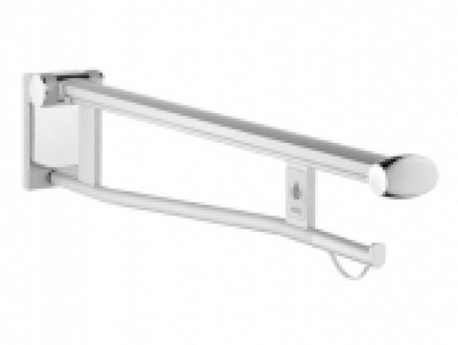 Keuco Plan care – SK-plan gérer WC Soins de 34903, à droite avec la radio de déclenchement, chrome. / Blanc, 850 mm