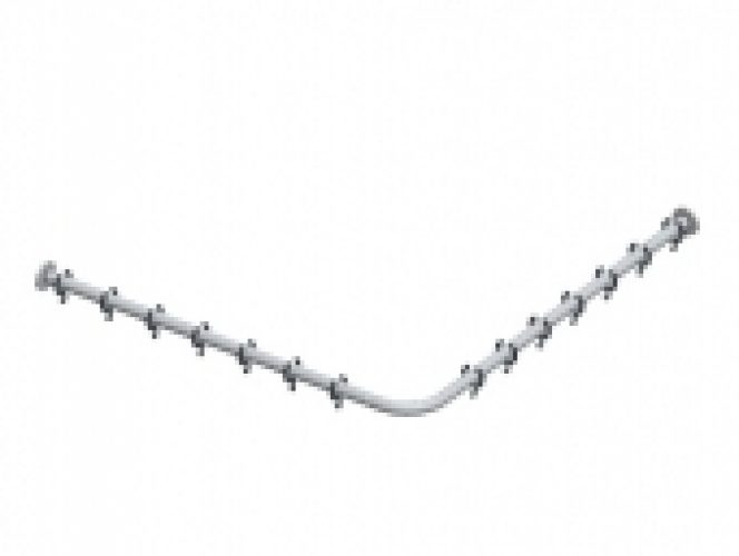 Keuco Plan – Ensemble de rideau de douche rails 14939