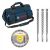 Kit 5 Accessoires Bosch 06159975H4 3 Burins Sds Max 7 Disque Sac Outils