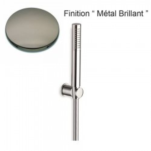 KIT APPLIQUE + DOUCHETTE MONOJET + FLEXIBLE METAL BRILLANT – CRISTINA ONDYNA PD64280