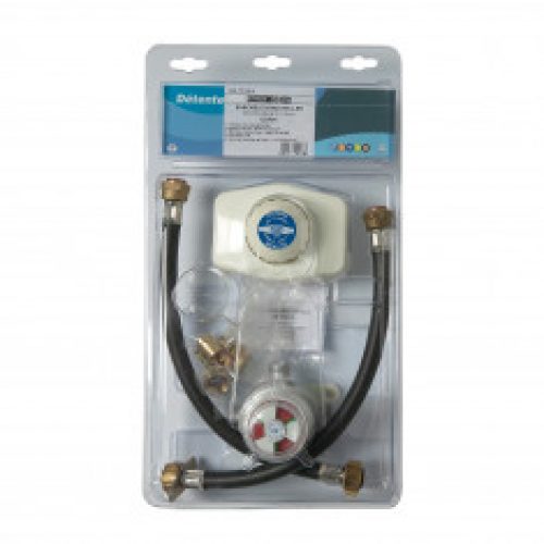 Kit Butane bi-bouteille – Lyre 35cm (5 ans) + vanne – 2.6kg/h – 28mbar