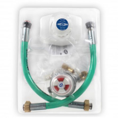 Kit Butane bi-bouteille – Lyres inox 35cm – 1.3kg/h – 28mbar