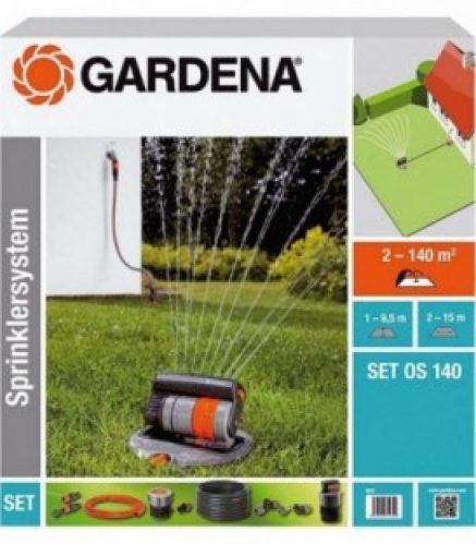 Kit complet avec arroseur oscillant enterré OS140 prêt à brancher