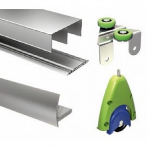 Kit complet pour portes coulissantes – vantail 55 kg – PICOSTAR 2