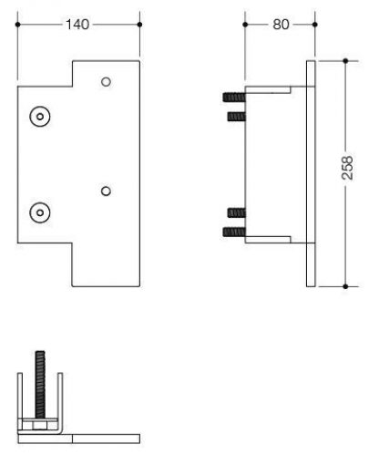Kit complémentaire pour barre d&rsquo;appui relevable Hewi S 50 S50.02.00010