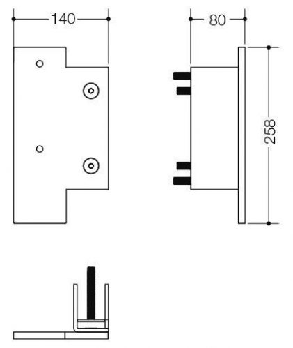 Kit complémentaire pour barre d&rsquo;appui relevable Hewi S 50 S50.02.00011