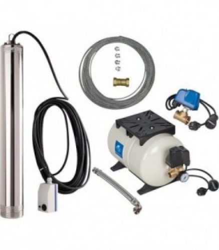 kit d alimentation en eau TM15 avec pompe, 3300 l/h, 1400 W, reservoir a pression memb. 20L