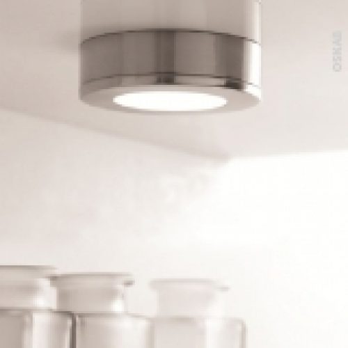 Kit De 2 Spots De Cuisine Eclairage Led Orion Finition Inox Brosse