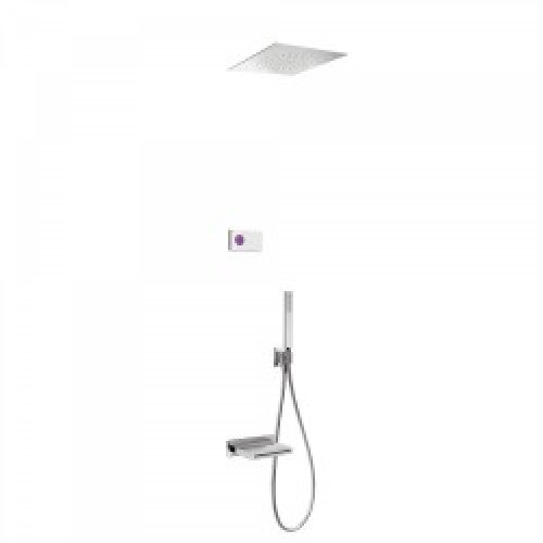 Kit de baignoire thermostatique électronique et encastré SHOWER TECHNOLOGYavec contrôle électronique…