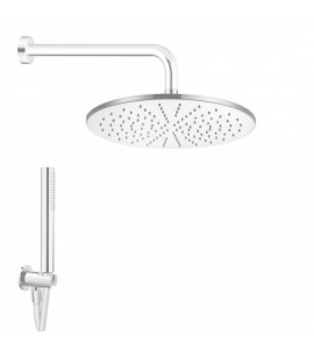 Kit de douche blanc mat avec pomme de douche Damast Class…