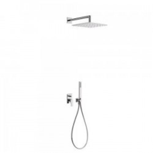 Kit de douche encastré  avec fermeture et réglage du débit – TRES 21198091