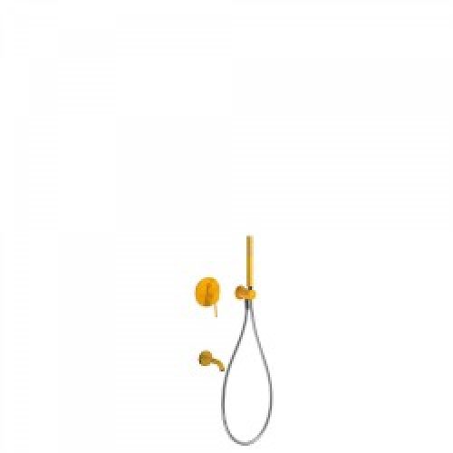 Kit de douche encastré avec fermeture et réglage du débit – TRES 26218003TAM Ambre