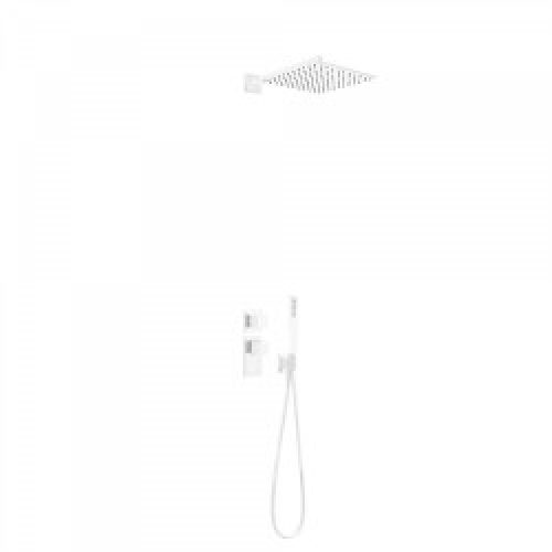 Kit de douche thermostatique et encastré BLOCK SYSTEM avec fermeture et réglage du débit (2 voies) -…