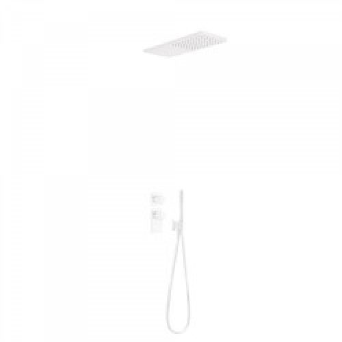 Kit de douche thermostatique et encastré BLOCK SYSTEM avec fermeture et réglage du débit (2 voies) -…