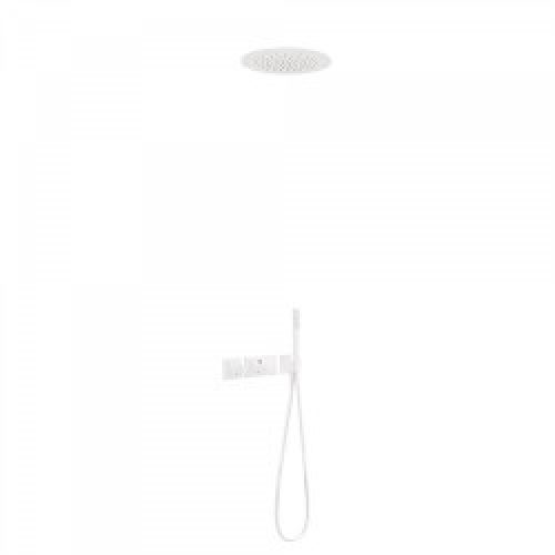 Kit de douche thermostatique et encastré BLOCK SYSTEM avec fermeture et réglage du débit (2 voies) -…