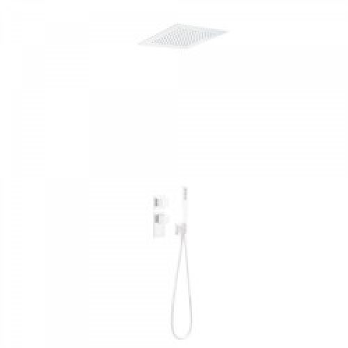 Kit de douche thermostatique et encastré BLOCK SYSTEM avec fermeture et réglage du débit (2 voies) -…