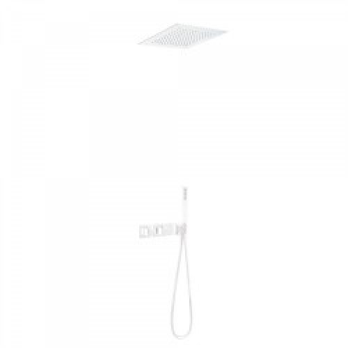 Kit de douche thermostatique et encastré BLOCK SYSTEM avec fermeture et réglage du débit (2 voies) -…