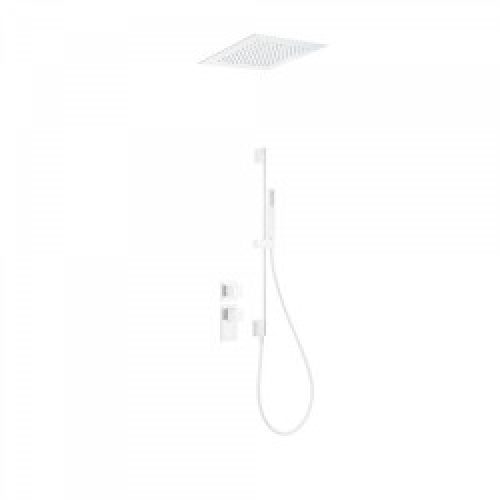Kit de douche thermostatique et encastré BLOCK SYSTEM avec fermeture et réglage du débit (2 voies) -…