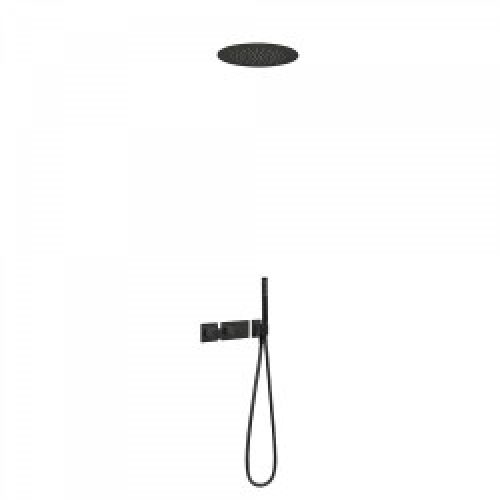 Kit de douche thermostatique et encastré BLOCK SYSTEM avec fermeture et réglage du débit (2 voies) -…